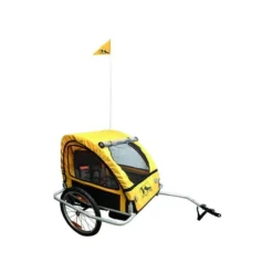 Remolque / Carrito M-Wave 2 Niños Con Suspensión